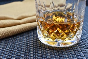 Whiskey Glass for Healthy Oatmeal Bars Blog