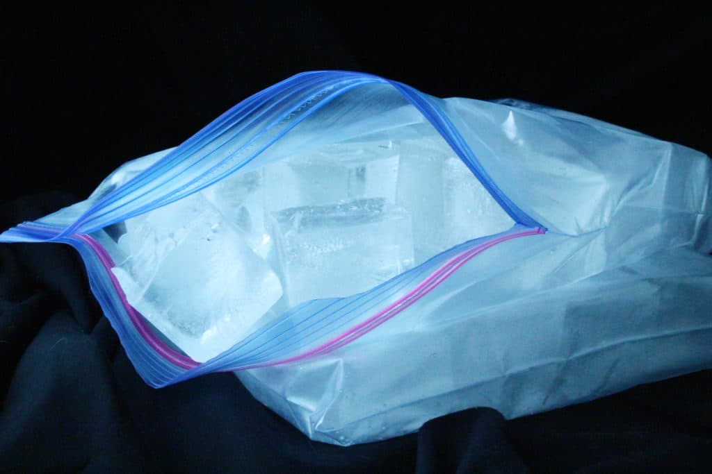 Block Ice in Bag