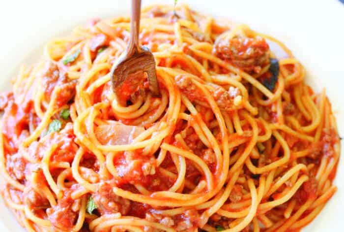 Easy Camping Meals – One Pot Spaghetti