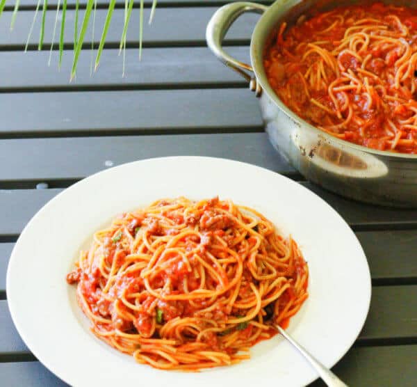 Easy Camping Meals One Pot Spaghetti The Spicy Apron