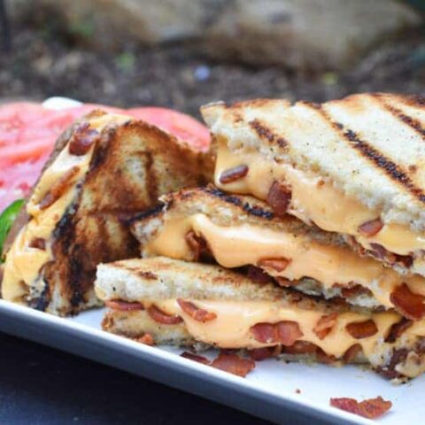 Bacon Grilled Cheese Close Front