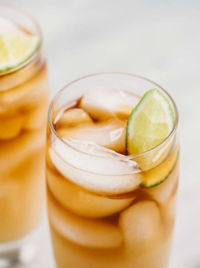 Dark and Stormy Drink Ginger Beer and Rum The Spicy Apron