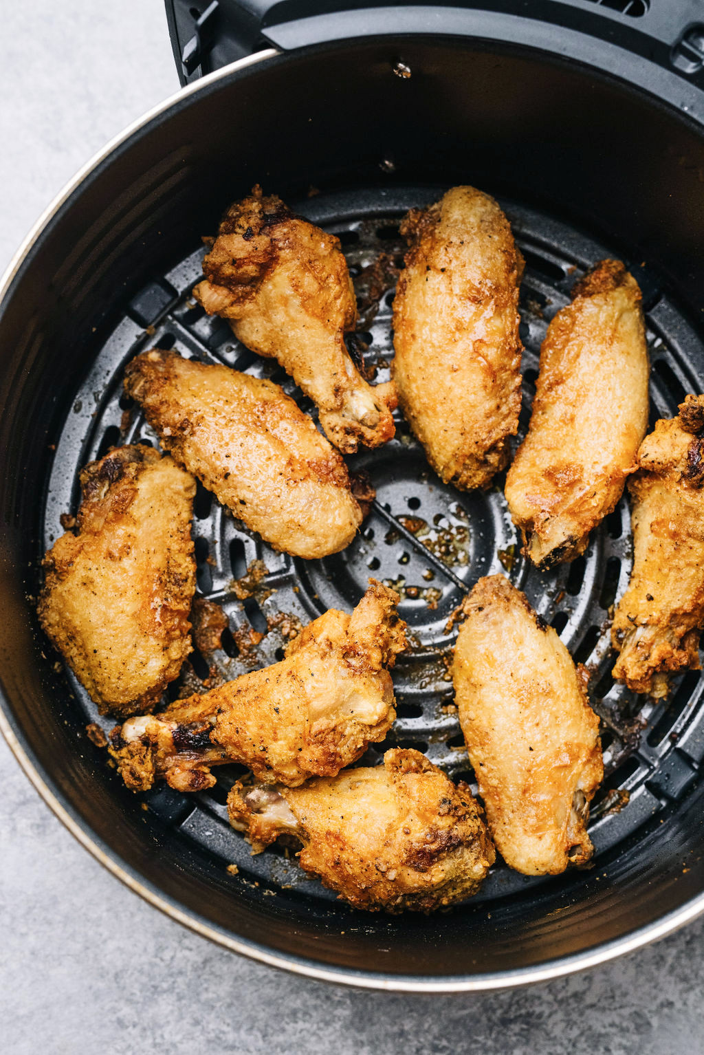 Crispy Air Fryer Wings Baking Powder Secret The Spicy Apron