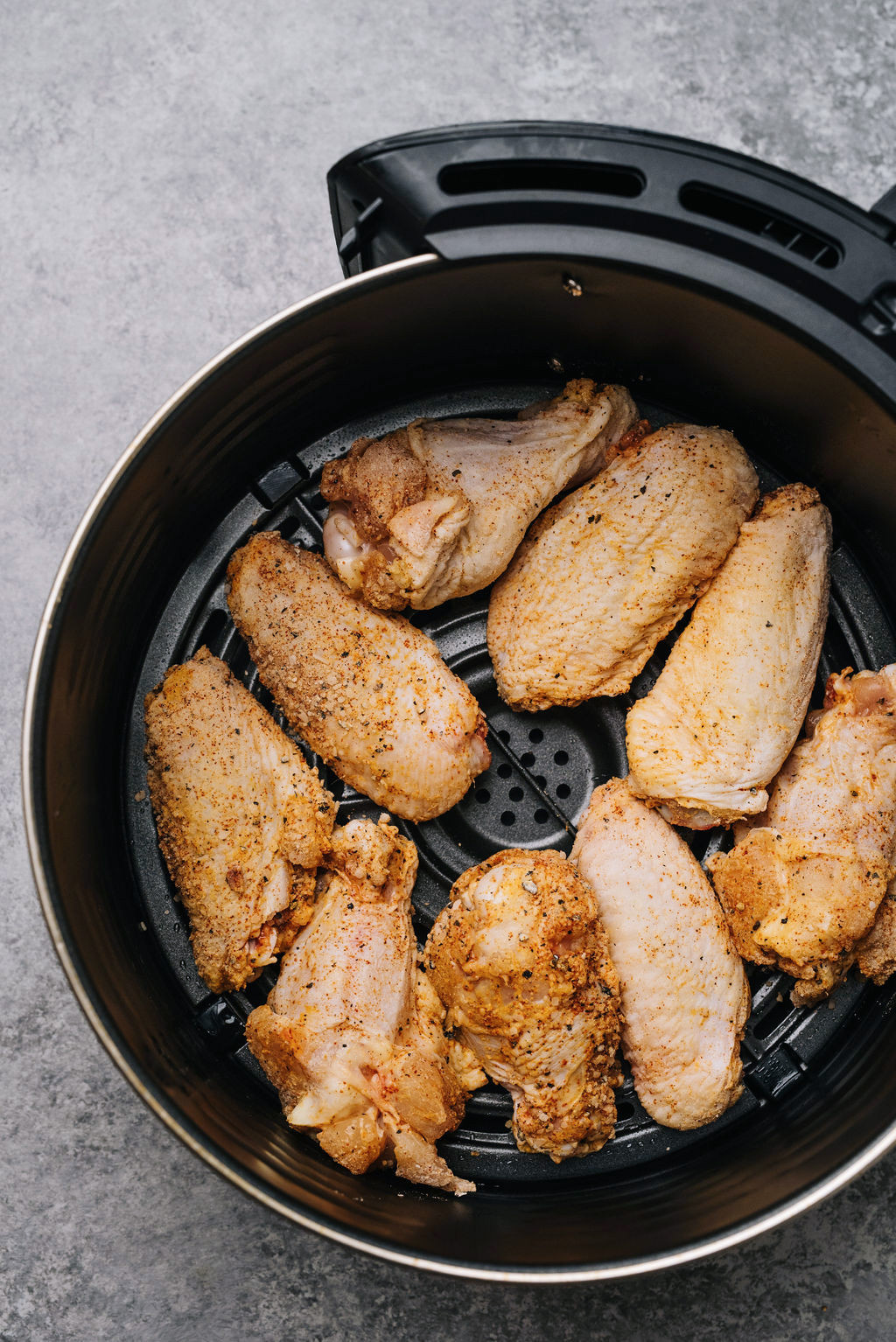 Crispy Air Fryer Wings Baking Powder Secret The Spicy Apron